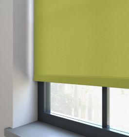 Paintbox Vibrant Green Dimout Roller Blind