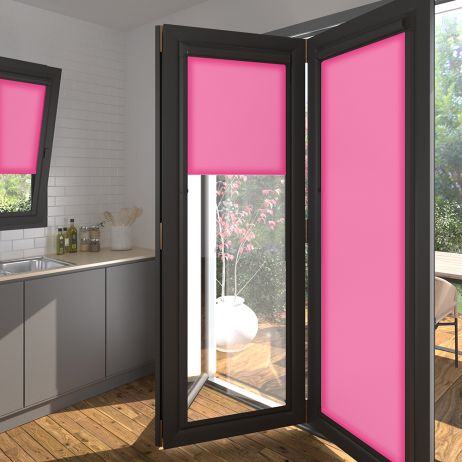  Burst Vibrant Pink Perfect Fit Dimout Roller