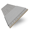 Real Wood Grey Ash with Rolling Fog Tape