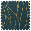 Crown Teal Gold Vertical Blind