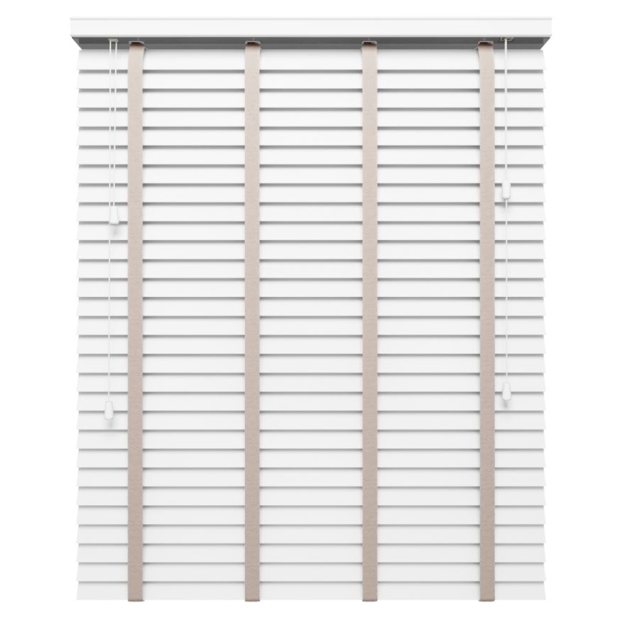 Real Wood Bliss White With Silk Paper Tape