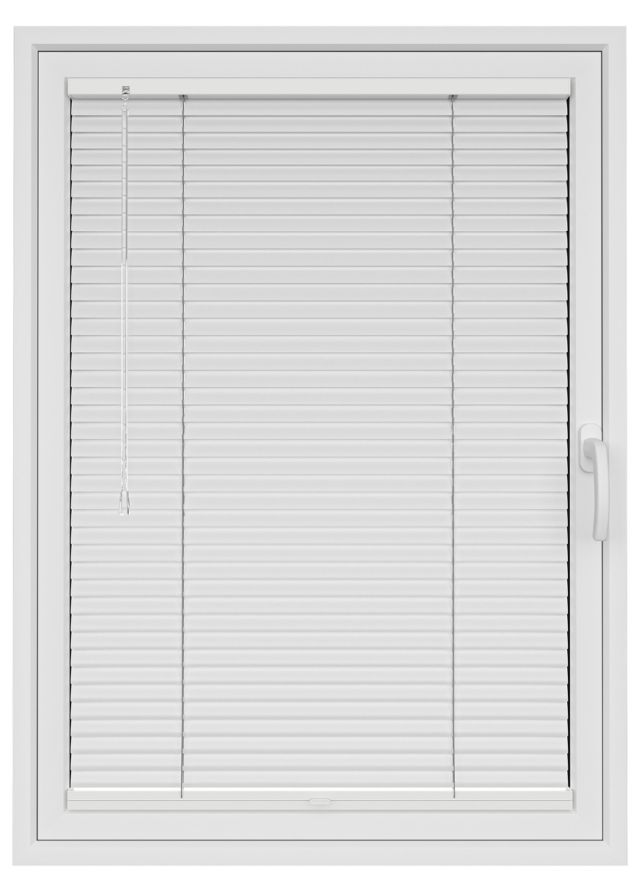 Gloss Soft White StickFitLite Aluminium Blind