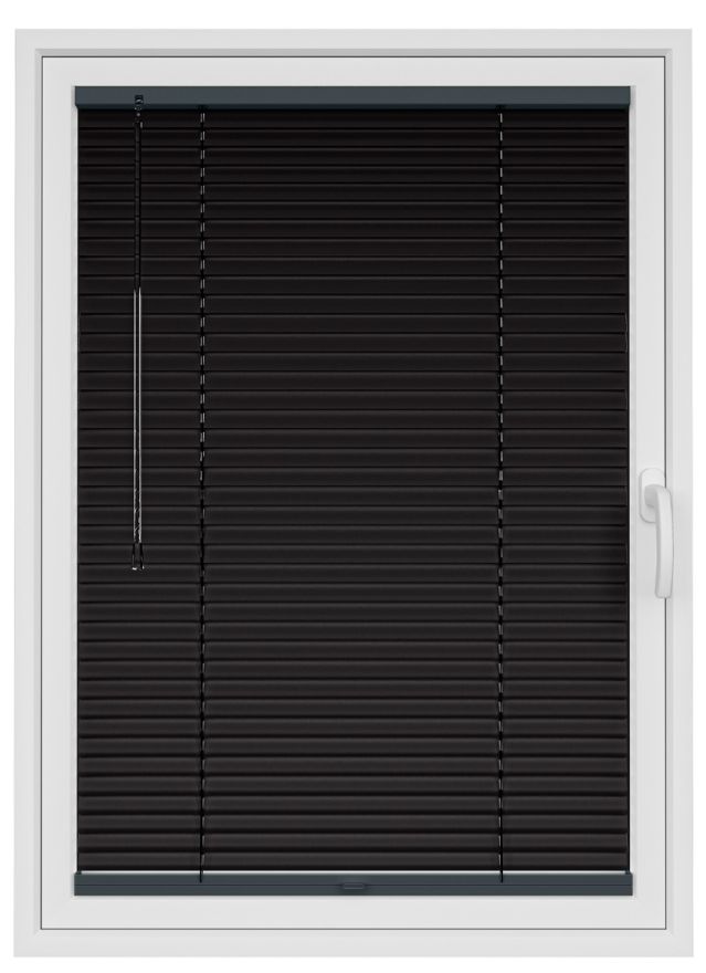 Midnight Black StickFitLite Aluminium Blind