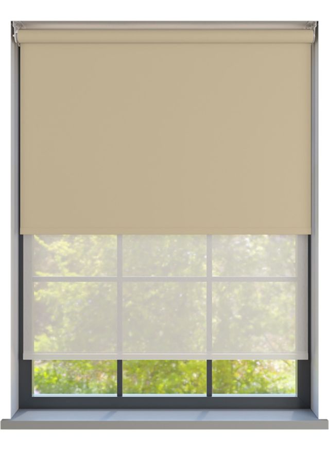 Amor Beige with Haze Pure Double Roller Blind - IRE