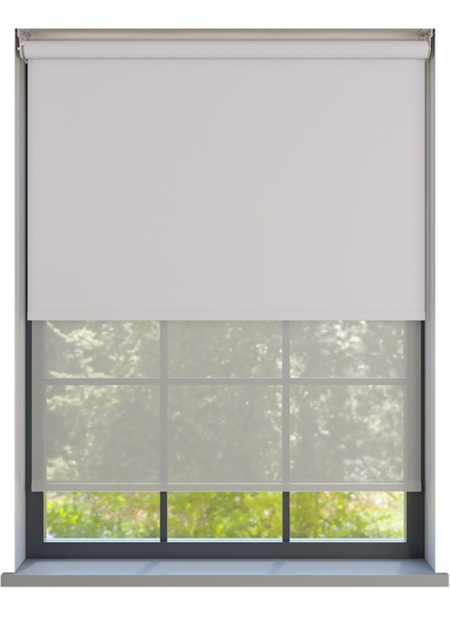 Amor Soft Grey with Haze Soft Grey Double Roller Blind