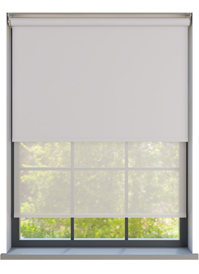 Amor Soft Grey with Haze Pure Double Roller Blind