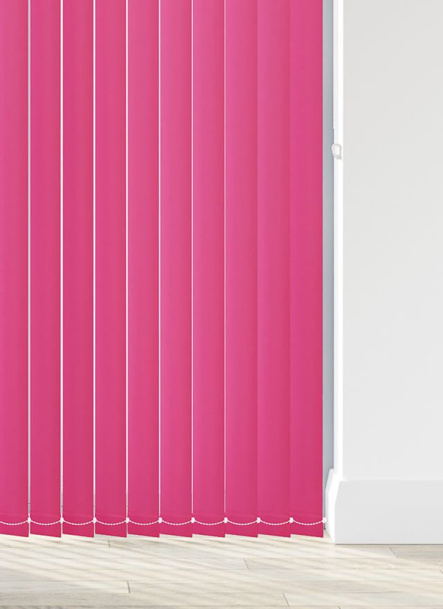 Amor Vibrant Pink Vertical Blind