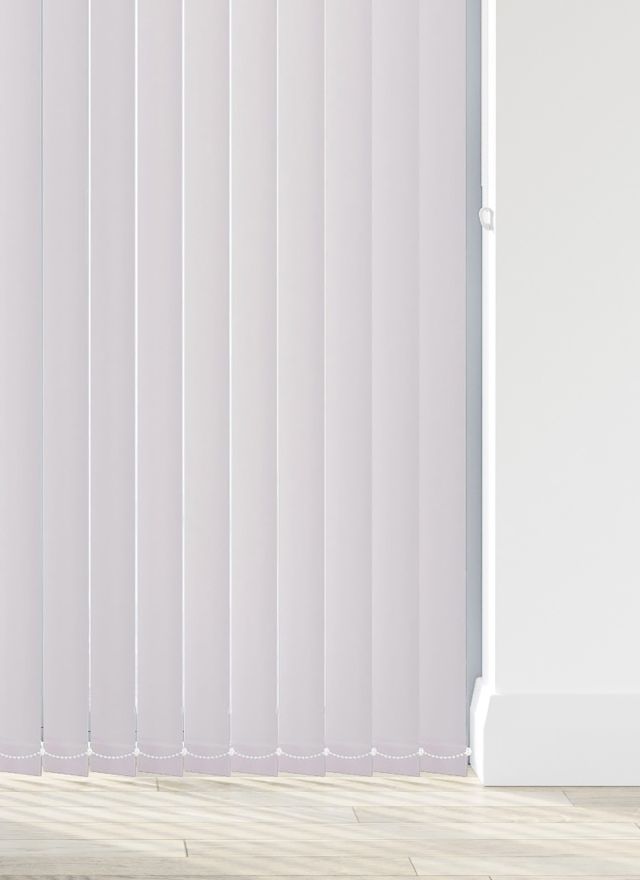 Amor White Lotus Vertical Blind