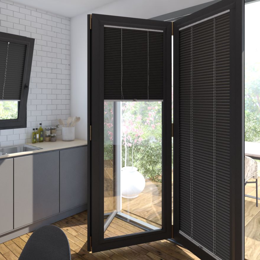 Soho Slate Pleated Perfect Fit