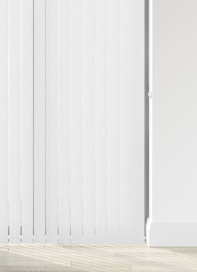 Lux Dark Brilliant White Vertical Blind