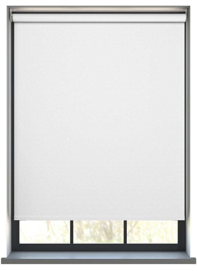 Lux Dark Brilliant White Roller Blind