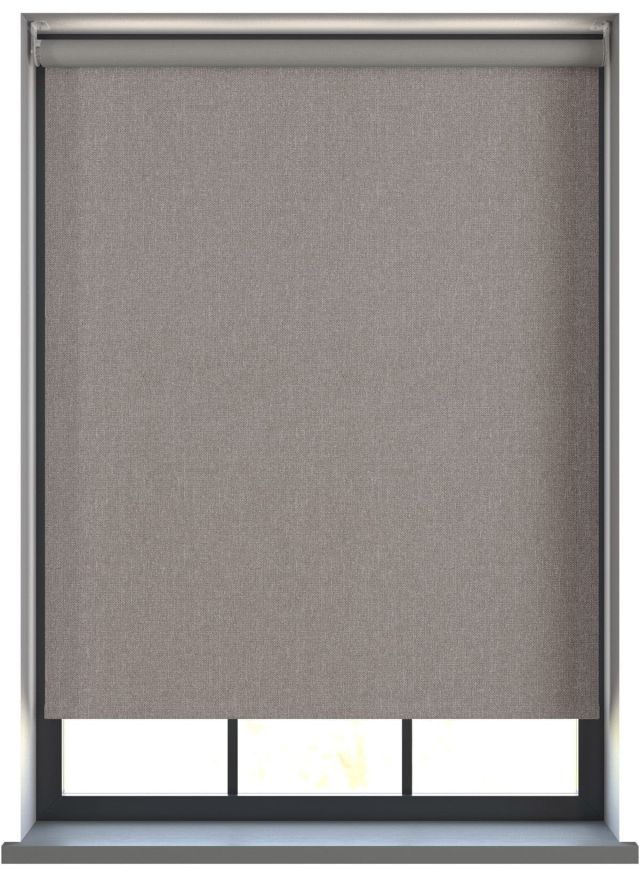 Lux Dark Gravel Roller Blind