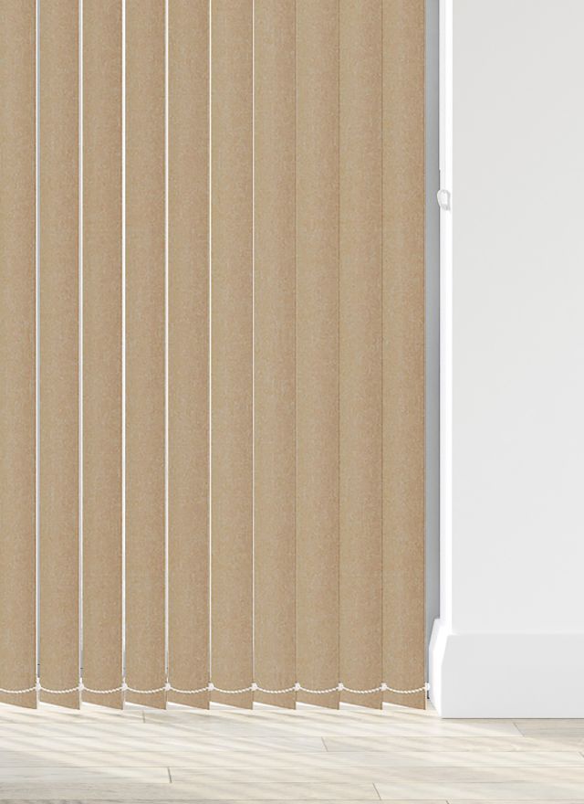 Lux Dark Butterscotch Vertical Blind