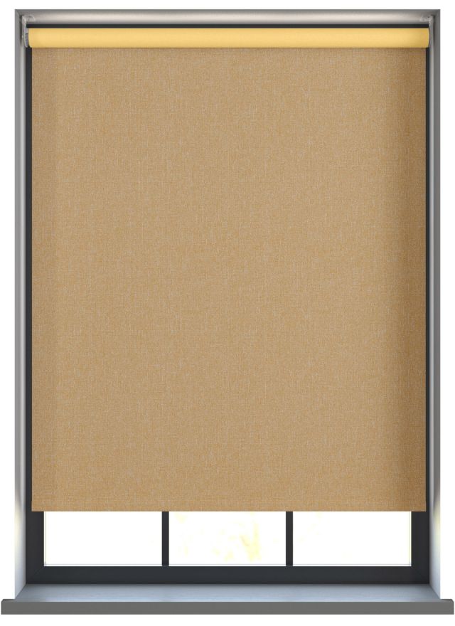 Lux Dark Butterscotch Roller Blind