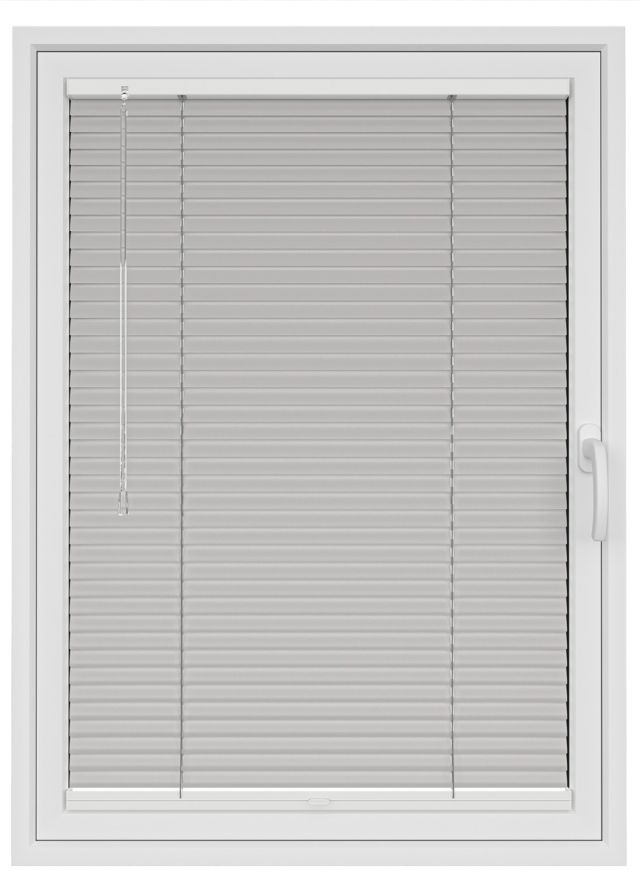 Cotton White StickFitLite Aluminium Blind