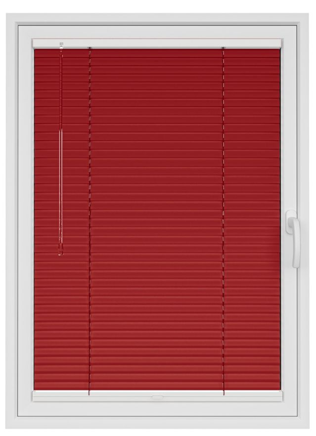Rich Red StickFitLite Aluminium Blind