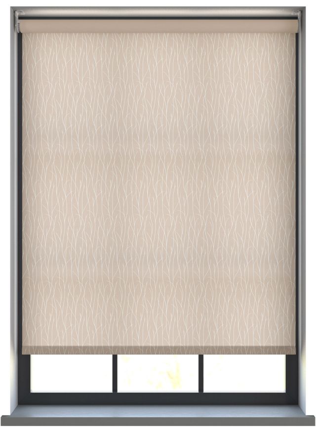 Crown Light Silver Roller Blind