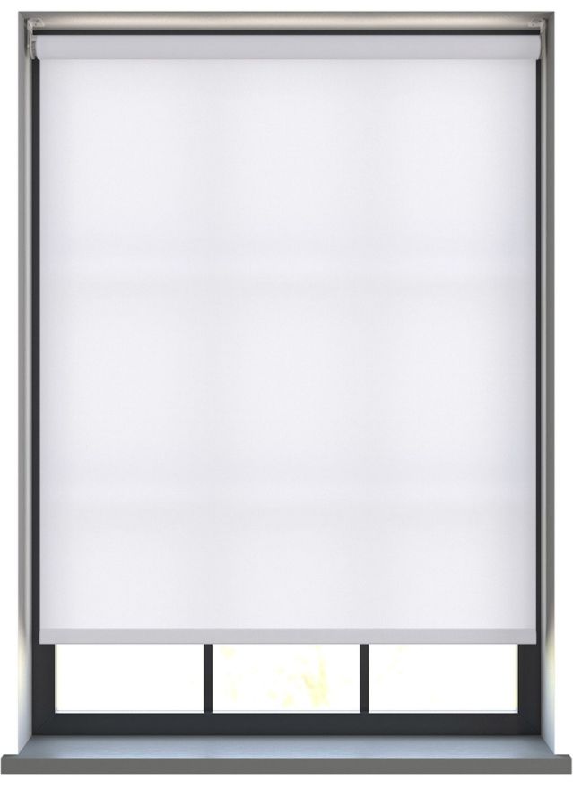 Burst White Lotus Roller Blind - IRE