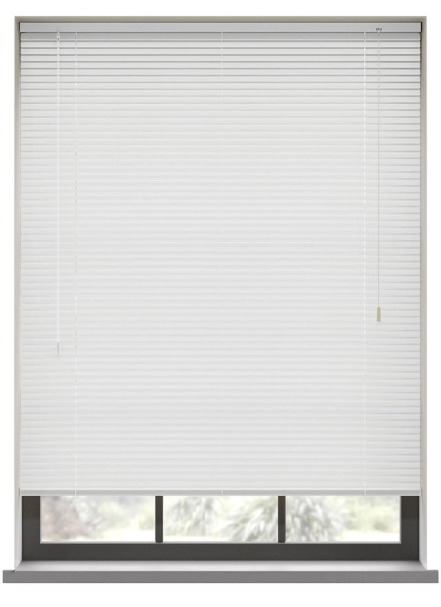 Gloss Soft White Aluminium Venetian 