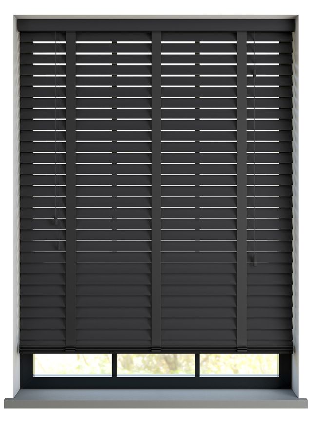 Real Wood Satin Black with Smokey Tape