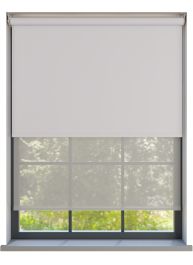 Amor Soft Grey with Haze Soft Grey Double Roller Blind