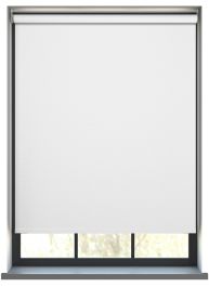 Lux Dark Brilliant White Roller Blind