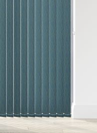 Crown Teal Gold Vertical Blind