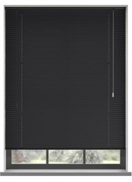 Glitter Black Aluminium Venetian