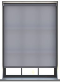 Burst Stormy Grey Roller Blind