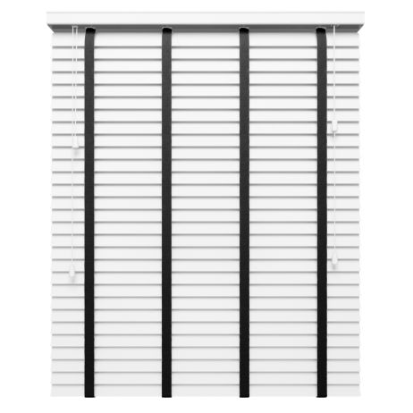 Real Wood Bliss White with Smokey Tape