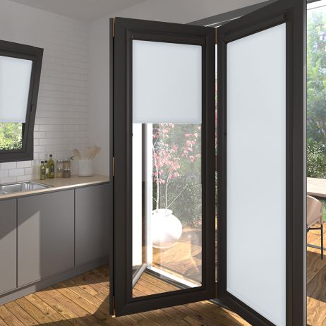 Burst Grey Mist Perfect Fit Dimout Roller