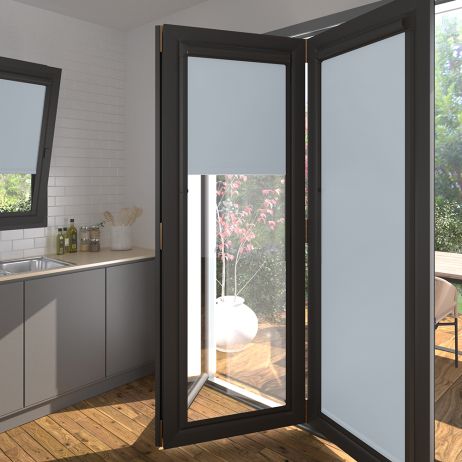Amor Cloud Grey Perfect Fit Blackout Roller
