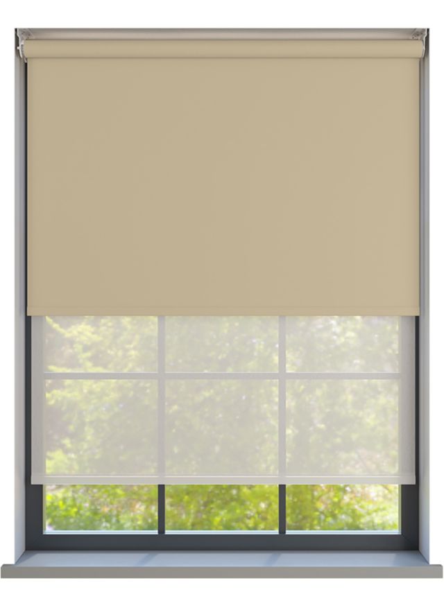 Amor Beige with Haze Pure Double Roller Blind