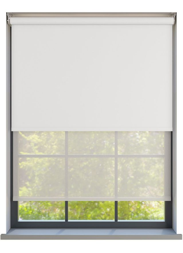 Amor Pure with Haze Pure Double Roller Blind