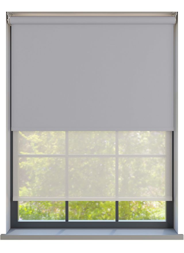 Amor Ironmonger with Haze Pure Double Roller Blind