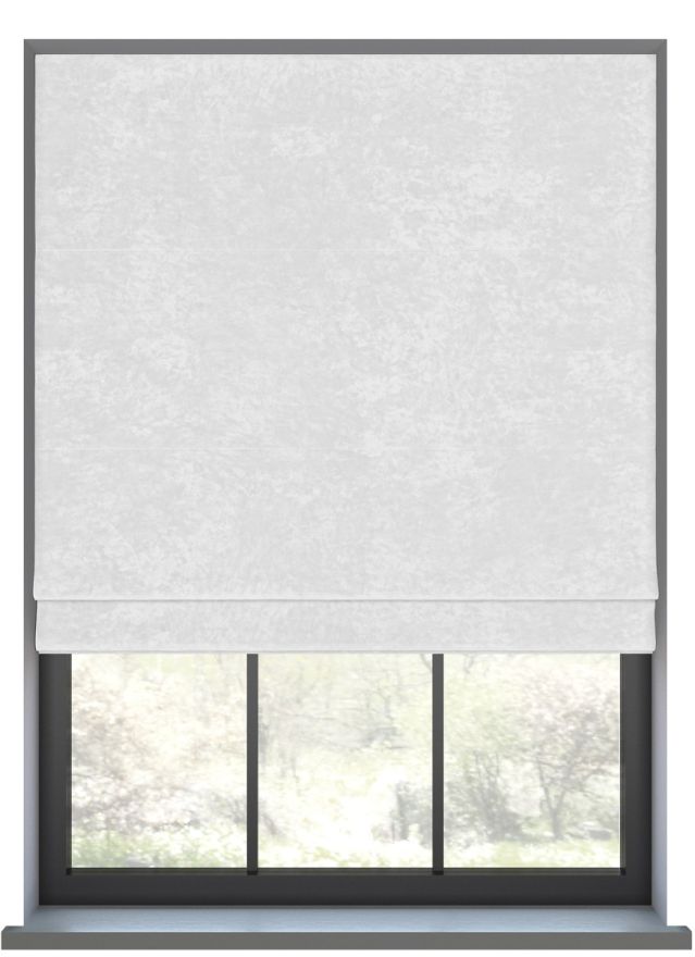Faux Suede Ice White