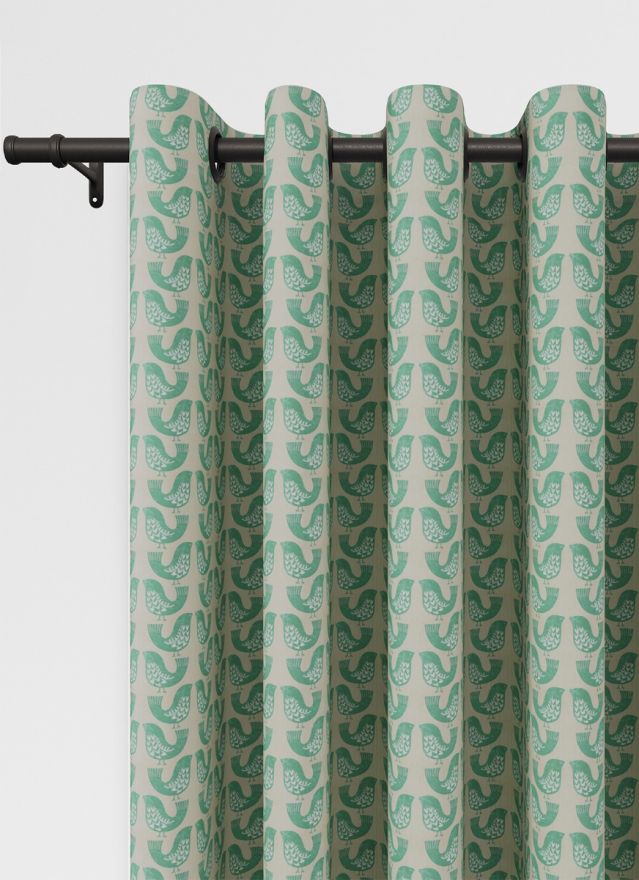 Scandi Birds Aqua