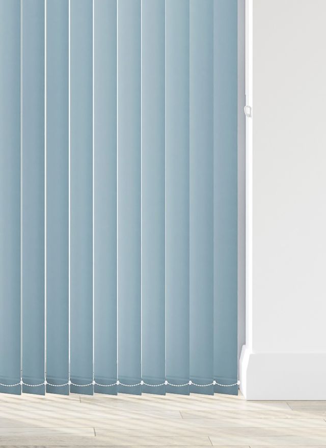 Burst Sky Blue Vertical Blind