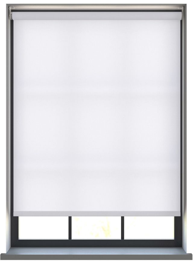 Burst White Lotus Roller Blind