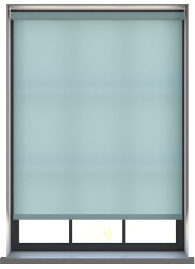 Burst Baby Blue Roller Blind