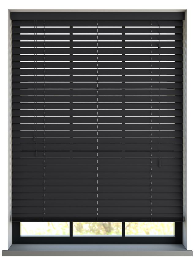 Real Wood Satin Black