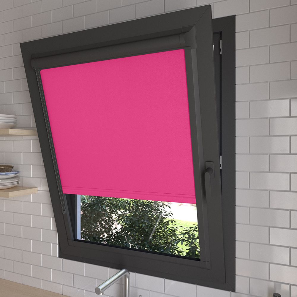 Amor Vibrant Pink Perfect Fit Blackout Roller