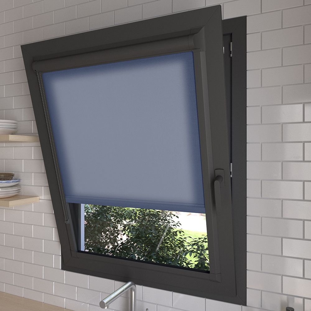 Burst Royal Blue Perfect Fit Dimout Roller