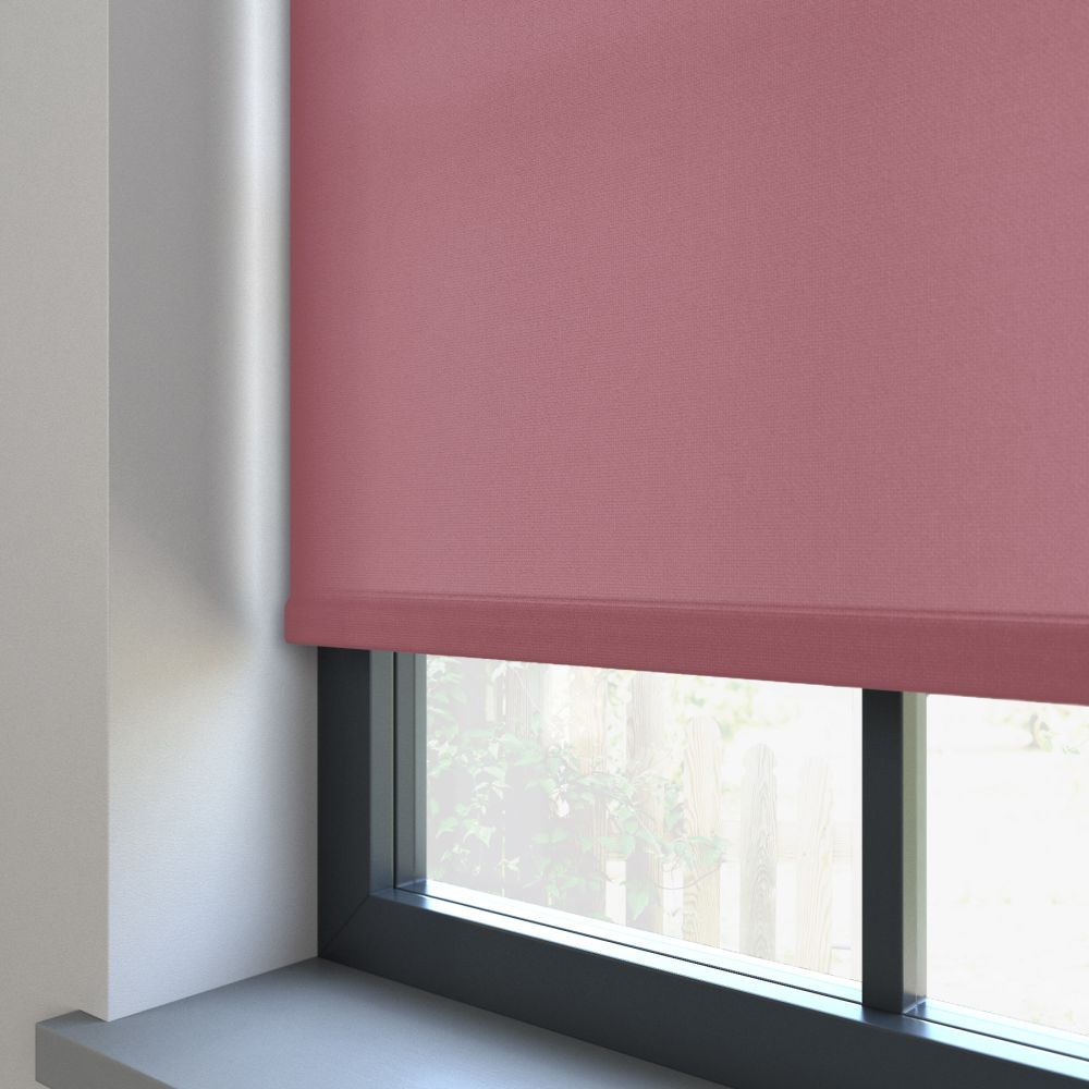 Burst Blushed Plum Roller Blind - IRE