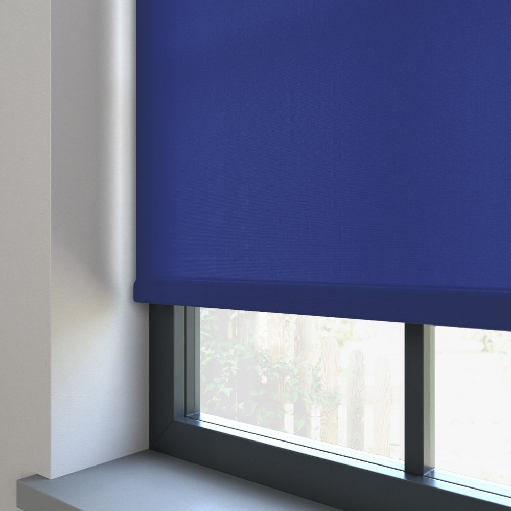 Burst Navy Blue Roller Blind - IRE