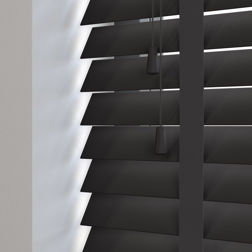 Real Wood Satin Black with Smokey Tape - IRE