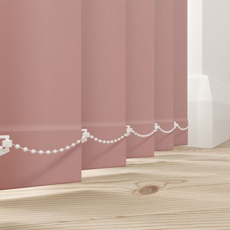 Amor Champagne Pink Vertical Blind