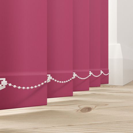 Amor Vibrant Pink Vertical Blind