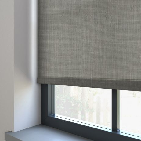 Woven Charcoal Roller Blind