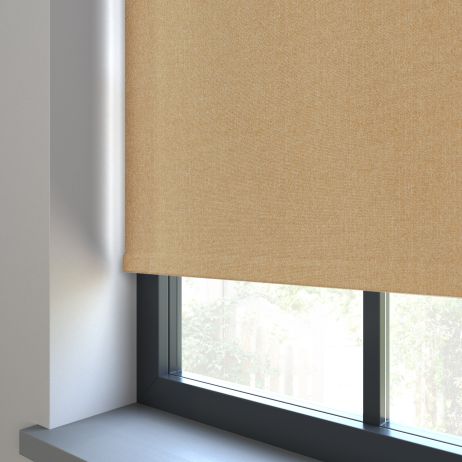 Lux Dark Butterscotch Roller Blind